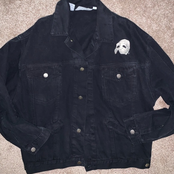 Vintage Jackets & Blazers - Vintage 80s Jean jacket phantom of the opera